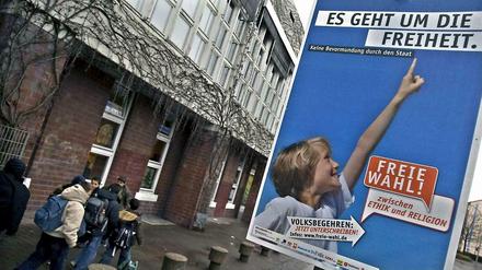 Eine Frage des Volkes. Bislang könnte die Regierung in Berlin keine Volksabstimmungen initiieren.