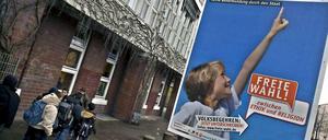 Eine Frage des Volkes. Bislang könnte die Regierung in Berlin keine Volksabstimmungen initiieren.