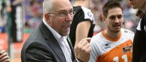 Endlich Mittendrin: Für Volleys-Trainer Mark Lebedew ist das Final-Four-Turnier das schönste Wochenende des Jahres.
