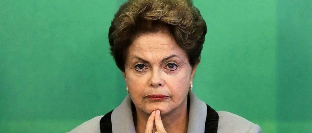 Die Brasilianische Präsidentin Dilma Rousseff erlebt derzeit viel Gegenwind. 