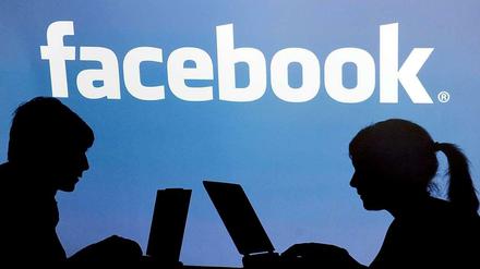 Schriftzug des sozialen Netzwerks Facebook