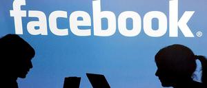 Schriftzug des sozialen Netzwerks Facebook