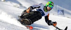 Doppel-Weltmeister. Monoskifahrer Georg Kreiter.