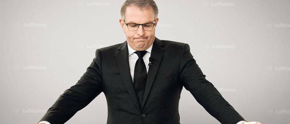Seit Tagen bemüht sich Carsten Spohr, den richtigen Ton zu treffen – in einer Situation, in der doch jeder hört, was er hören will.