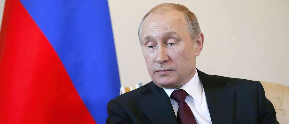 Erster öffentlicher Auftritt seit zehn Tagen: Russlands Präsident Wladimir Putin.