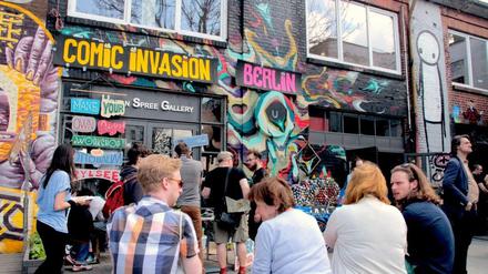 Lieblingsfarbe Bunt: So sah es im vergangenen Jahr bei der Comicinvasion Berlin aus.