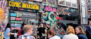 Lieblingsfarbe Bunt: So sah es im vergangenen Jahr bei der Comicinvasion Berlin aus.