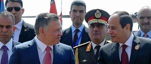Der jordanische König Abdullah II. und Ägyptens Präsident Abdel Fattah al-Sisi bei einem Treffen der Arabischen Liga in Scharm el-Scheich.