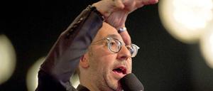 Intendant Barrie Kosky bei der Jahrespressekonferenz der Komischen Oper.