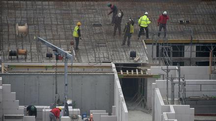 Gut fürs Geschäft: Der milde Winter verhalf auch der Baubranche zu guten Arbeitsmarktzahlen.