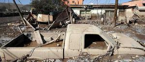 Die Stadt Diego de Almagro, rund 1,000 Kilometer nördlich der Hauptstadt Santiago de Chile. Ein Unwetter hat den Norden von Chile schwer verwüstet. 