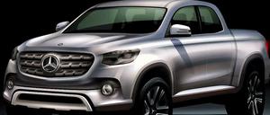 Noch ein Konzept. Die Pritsche von Mercedes soll noch in diesem Jahrzehnt auf den Markt kommen. 