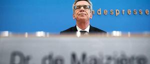 Bundesinnenminister Thomas de Maizière.
