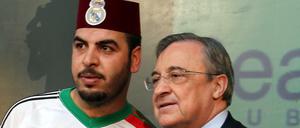 Florentino Pérez, Präsident von Real Madrid und Multimillionär vor dem Klub-Weltmeisterschafts-Finale San Lorenzo gegen Real Madrid in Marrakesch. 