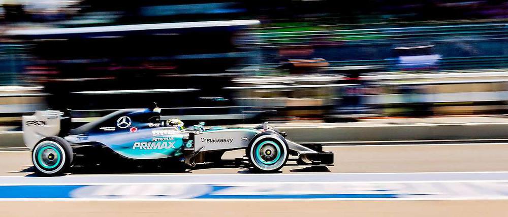 Lewis Hamilton benötigte am Samstag auf dem Sepang Circuit International 1:49,834 Minuten.