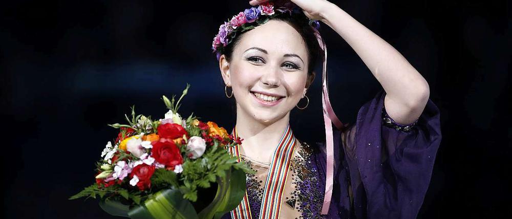 Goldkind. Nach dem EM-Titel gewann die 18-jährige Elisaweta Tuktamyschewa nun auch WM-Gold.