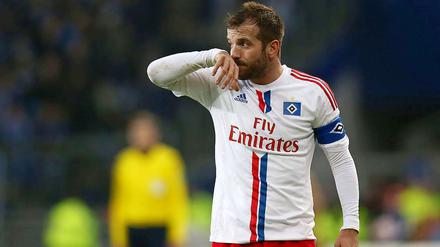 Kapitän ohne Mannschaft. Raffael van der Vaart soll den HSV im Sommer verlassen.
