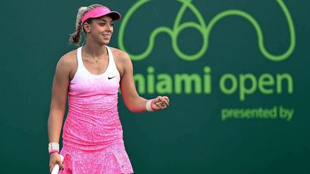 Sieg im deutschen Duell: Sabine Lisicki steht in Miami in Runde drei.