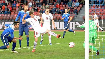 Valentin Stocker erstochert das 1:1. 