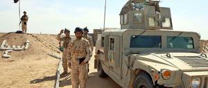 Auf Wunsch der Amerikaner sollen irakische Truppen alle Einheiten in Tikrit unter Kontrolle haben - auch die Schiiten-Miliz. 
