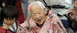 Misao Okawa, geboren am 5. März 1898, ist am Mittwoch in Japan gestorben. 