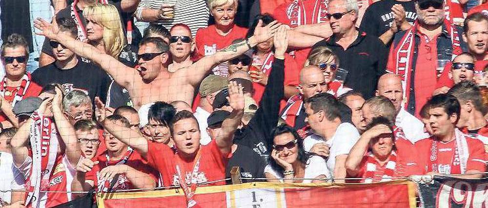 Nicht immer so friedlich. Zwischenfälle mit Union-Fans häufen sich. 