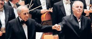 Boulenz und Barenboim bei einem Konzert mit der Berliner Staatskapelle 2011.