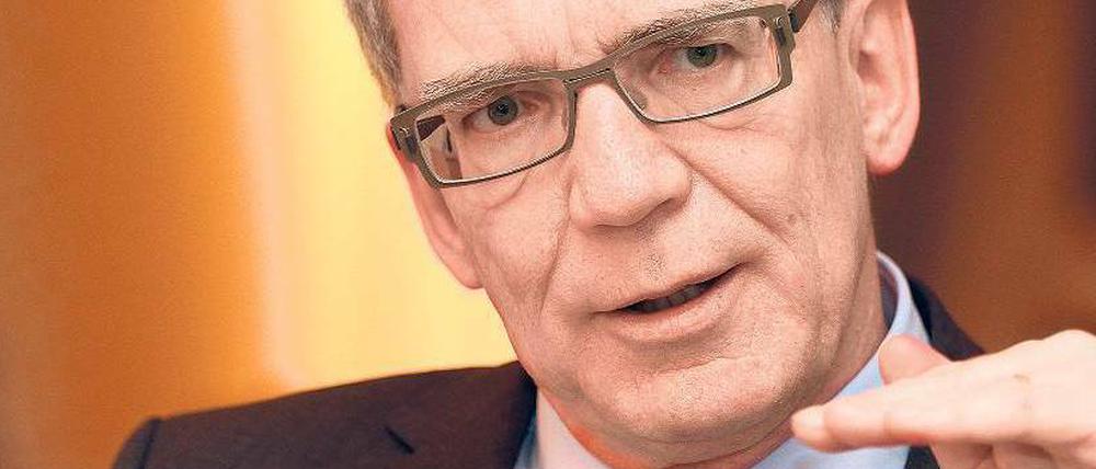 Bundesinnenminister Thomas de Maizière (CDU)