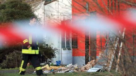 Nach dem Brand bei der Tafel in Gommern.
