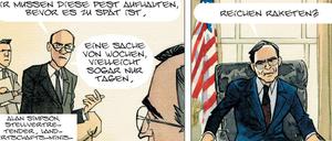 „Krieg der Fliegen“ - Szenen aus der Comic-Reportage von Pedro Lima, Philippe Psaïla und Jean-Paul Krassinsky.