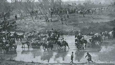 Der Osten besiegt den Westen: die russische Armee auf dem Rückzug nach der Schlacht von Mukden