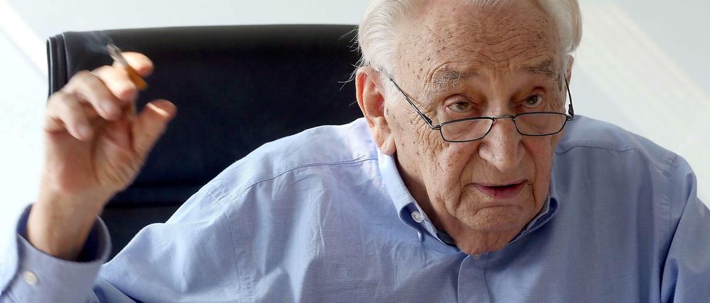 SPD-Legende und Vater des Wandels durch Annäherung: Egon Bahr.