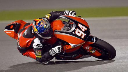 Jonas Folger feierte in seinem zweiten Jahr den ersten Sieg in der Moto2-Klasse.