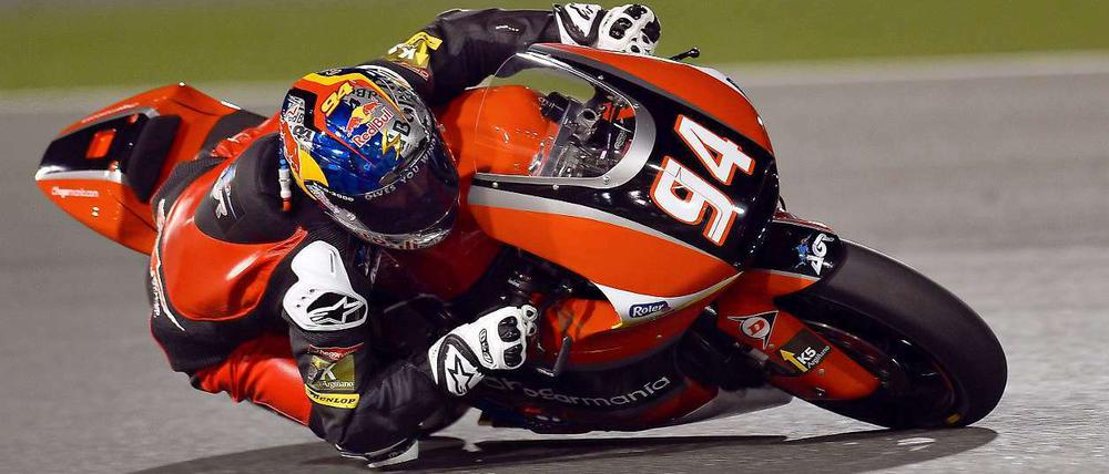 Jonas Folger feierte in seinem zweiten Jahr den ersten Sieg in der Moto2-Klasse.