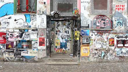 Die Scharnweberstraße 38 in Friedrichshain. 