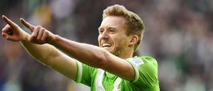 Nationalspieler André Schürrle erzielte gegen Stuttgart seinen ersten Treffer für den VfL Wolfsburg.