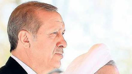 Irans Präsident Ruhani und sein türkischer Amtskollege Erdogan (links).