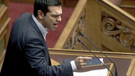 Er spielt mit allen Optionen, und sei es nur, um Druckmittel für die Verhandlungen mit der EU zu gewinnen: Griechenlands Premier Alexis Tsipras.