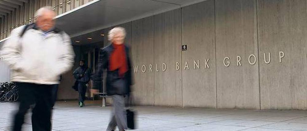 In der Kritik. Aktivisten werfen der in Washington ansässigen Weltbank vor, in fragwürdige Projekte zu investieren.