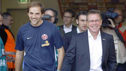 Bald Seite an Seite? Thomas Tuchel (l.) und RB-Manager Ralf Rangnick.