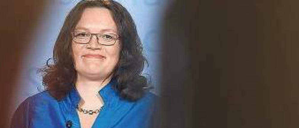 Mehr Rechte für Behinderte. Andrea Nahles, Bundesministerin für Arbeit und Soziales (SPD) will ihr nächstes Gesetzesvorhaben umsetzen.