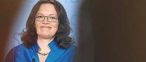 Mehr Rechte für Behinderte.  Andrea Nahles, Bundesministerin für Arbeit und Soziales (SPD) will ihr nächstes Gesetzesvorhaben umsetzen. 