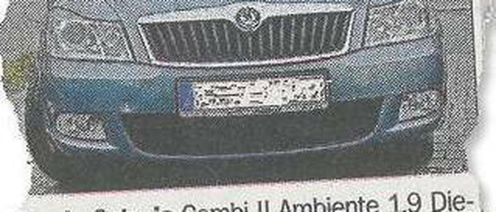Ein Renner. Der gebrauchte Skoda des Tierparkdirektors ging schnell weg.