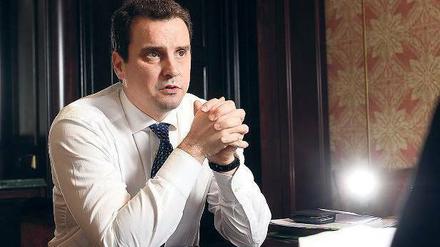 Neu-Ukrainer. Wirtschaftsminister Aivaras Abromavicius ist erst seit November Staatsbürger des osteuropäischen Staates – und seit gut 100 Tagen als Minister im Amt. 