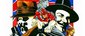 Very British. Mike Perkins gestaltete das Plakat zum diesjährigen Comicfestival München, Gastland ist diesmal Großbritannien.