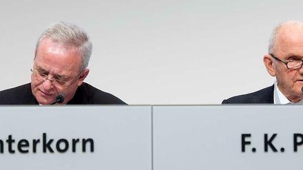 Wie geht es weiter mit VW: Konzernchef Martin Winterkorn und Ferdinand Piëch haben offenbar unterschiedliche Vorstellungen.
