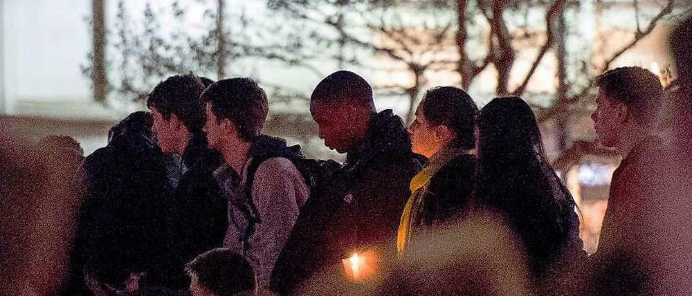Trauer an der University of North Carolina nach dem Mord an drei Studenten im Februar.