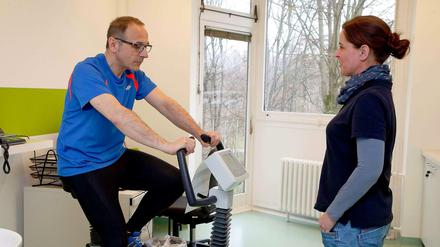 Szene aus dem neuen Studienzentrum der Nationalen Kohorte in Berlin.