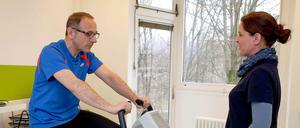 Szene aus dem neuen Studienzentrum der Nationalen Kohorte in Berlin.