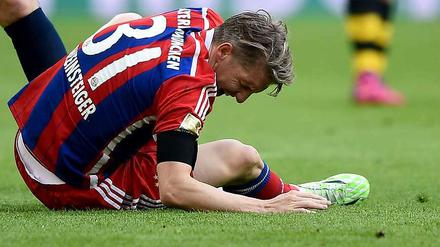 Bastian Schweinsteiger erlitt eine Sprunggelenksblessur.